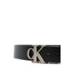 CALVIN KLEIN BUCKLE TUMBLED 35MM ADJ REV BLACK LV04D7049G-R2F