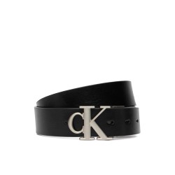 CALVIN KLEIN BUCKLE TUMBLED 35MM ADJ REV BLACK LV04D7049G-R2F