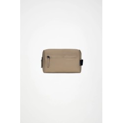 RAINS WASH BAG ZIP W3 BEIGE 16000-133