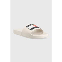 TOMMY HILFIGER JEANS POOL SLIDE ESS ECRU EM0EM01191-TCR