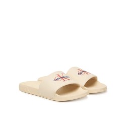 CALVIN KLEIN ESS SLIDE CV CALICO/PEACH PINK HW0HW02958-AEF