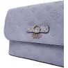 GUESS DITA CROSSBODY BAG GREY BLUE LOGO HWPD7602210-GREY BLUE