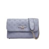GUESS DITA CROSSBODY BAG GREY BLUE LOGO HWPD7602210-GREY BLUE