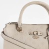 GUESS DITA SHOULDER BAG LIGHT TAUPE LOGO HWPD7602060-LIGHT-TAUPE