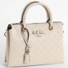 GUESS DITA SHOULDER BAG LIGHT TAUPE LOGO HWPD7602060-LIGHT-TAUPE