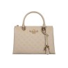 GUESS DITA SHOULDER BAG LIGHT TAUPE LOGO HWPD7602060-LIGHT-TAUPE