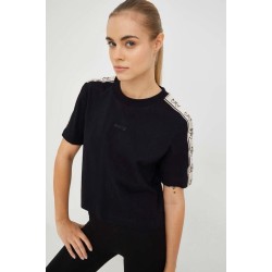 GUESS BRITNEY CROP T-SHIRT BLACK V3RI08I3Z14-JBLK