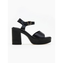 RAGAZZA LEATHER SANDALS 0868-BLACK