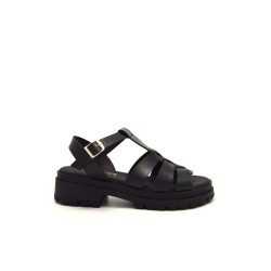 RAGAZZA LEATHER SANDALS 0544-BLACK
