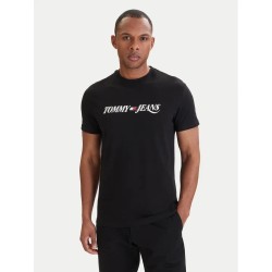 TOMMY HILFIGER TJM REG VINTAGE LA SS TEE BLACK DM0DM22548-BDS