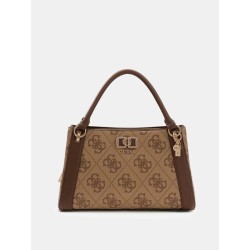 GUESS KARNILLA LOGO SHOULDER BAG LATTE LOGO/BROWN HWOS9901060-LGW