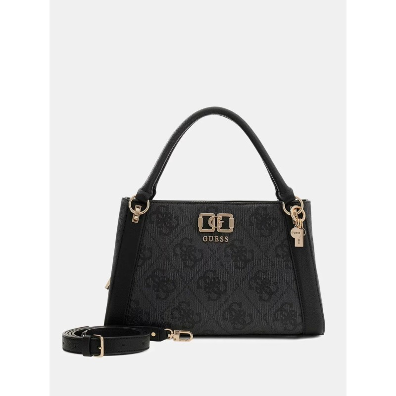 GUESS KARNILLA LOGO SHOULDER BAG COAL LOGO HWOS9901060-CLO