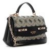 GUESS MELINDA LOGO SHOULDER BAG BLACK LOGO HWJP9902200-BLA