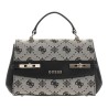 GUESS MELINDA LOGO SHOULDER BAG BLACK LOGO HWJP9902200-BLA