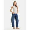 CALVIN KLEIN SL MONOGRAM PATCH WAFFLE RACER TOP VANILLA HEATHER LV047F232G-P4P