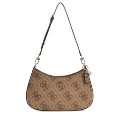 GUESS NOELLE II SHOULDER BAG LATTE LOGO/BROWN HWSO9672180-LGW
