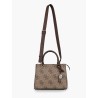 GUESS NOELLE II CROSSBODY BAG LATTE LOGO/BROWN HWSO9672050-LGW
