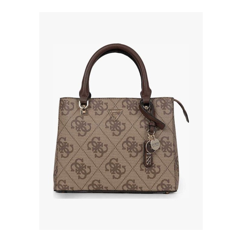 GUESS NOELLE II CROSSBODY BAG LATTE LOGO/BROWN HWSO9672050-LGW