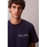 CALVIN KLEIN 20S MARCH GRAPHIC SEASONAL FAS TSHIRT EVENING BLUE LV04RF822G-9EI
