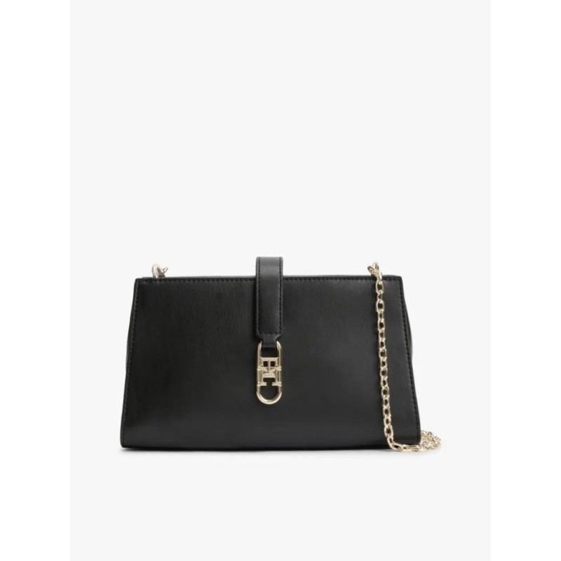 TOMMY HILFIGER LIBRE CHAIN CROSSOVER BAG BLACK AW0AW18614-BDS