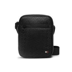 TOMMY HILFIGER EMBOSSED FLAG MINI REPORTER BLACK AM0AM14193-BDS