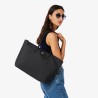 LACOSTE CONCEPT L SHOPPING BAG NOIR NF1888PK-000