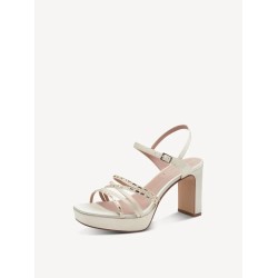 TAMARIS VEGAN HIGH HEEL SANDAL PEARL 1-28307-46-229