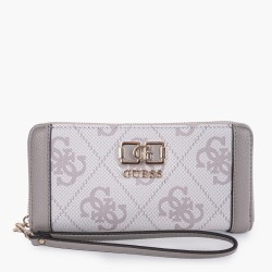 GUESS WALLET KARNILLA LOGO SLG DARK TAUPE LOGO SWOS99011460-DARK TAUPE