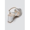 RAGAZZA BLOCK HEEL SANDAL 0941-SILVER