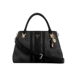 GUESS NOELLE II SATCHEL BAG COAL LOGO HWSS9672070-CLO