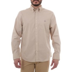 GANT REGULAR CLASSIC POPLIN SHIRT OAT BEIGE 3000100-200