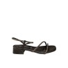 RAGAZZA FLAT STRASS SANDALS 093-BLACK