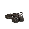 RAGAZZA FLAT STRASS SANDALS 093-BLACK