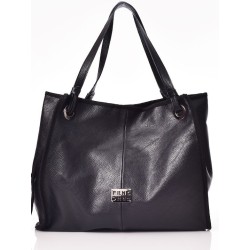 FRNC SHOULDER BAG LEATHER BLACK 3776-BLK
