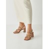 TAMARIS LEATHER SANDAL BEIGE SUEDE 1-28340-46-401