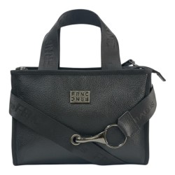 FRNC SHOULDER BAG LEATHER BLACK 3761-BLK