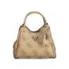 GUESS MERIDIAN II SHOULDER BAG LATTE LOGO HWOS697405-LTL