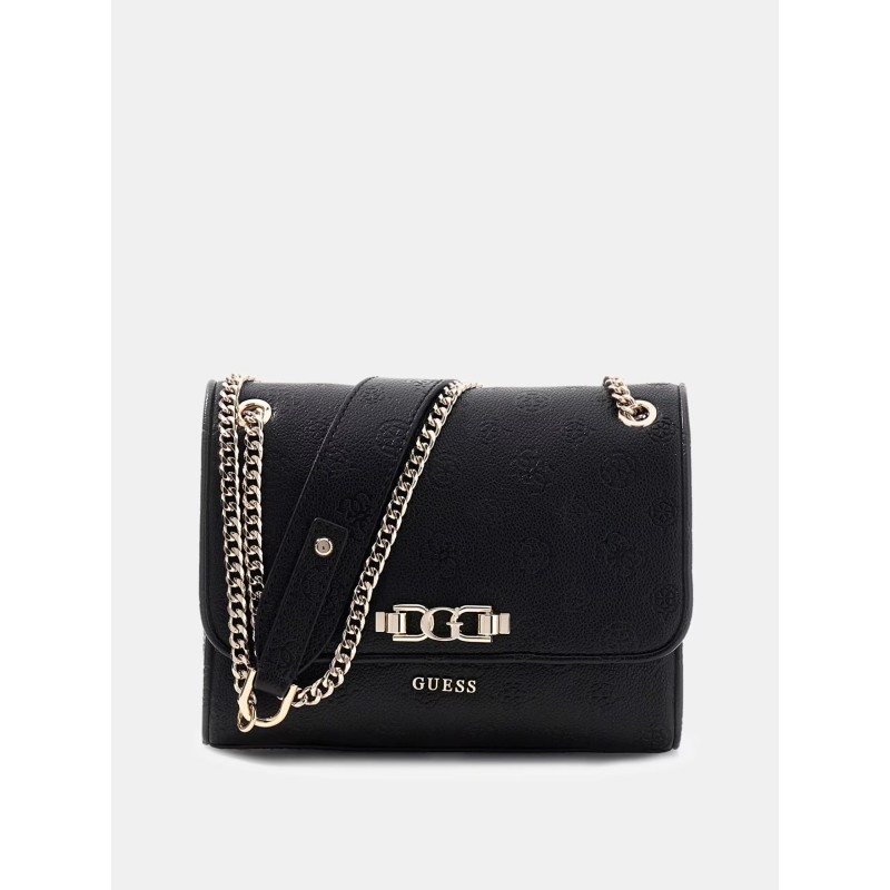 GUESS ANISE CROSSBODY BAG BLACK LOGO HWPD9916210-BLA