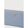 GUESS LAUREL II SLG LARGE ZIP WALLET GREY BLUE SWZG74591460-GREY BLUE