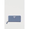 GUESS LAUREL II SLG LARGE ZIP WALLET GREY BLUE SWZG74591460-GREY BLUE