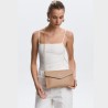 NOLAH AGGELINA BEIGE CROSSBODY BAG