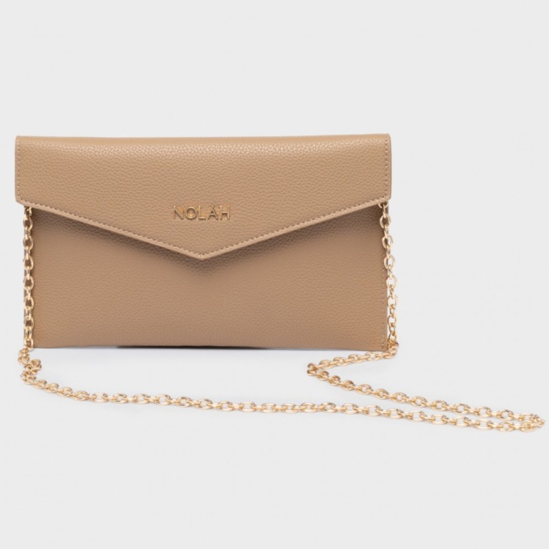 NOLAH AGGELINA BEIGE CROSSBODY BAG