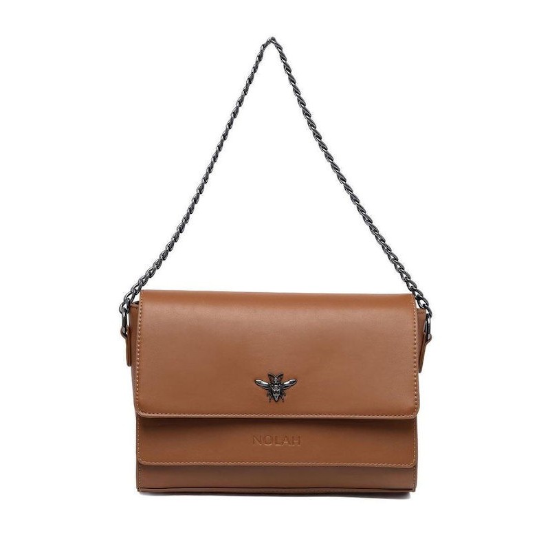 NOLAH EVA BROWN CROSSBODY BAG