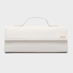 NOLAH CARMEN WHITE CROSSBODY BAG