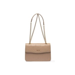 NOLAH MARJORY BEIGE SHOULDER BAG