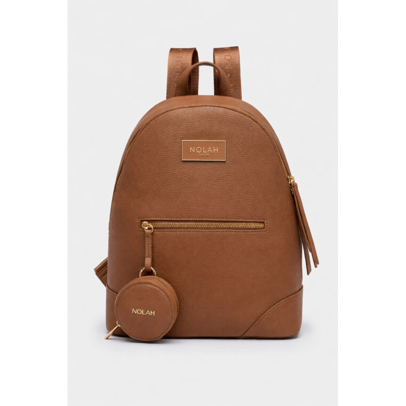 NOLAH MARISOL BROWN BACKPACK