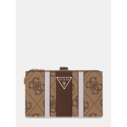 GUESS LAUREL II SLG WALLET LATTE LOGO/BROWN SWSS74591570-LTL