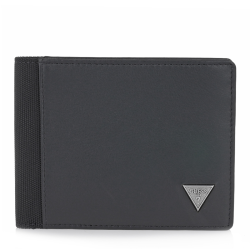 GUESS BERNA BIFOLD LEATHER WALLET SMBEHNLEA22-BLA