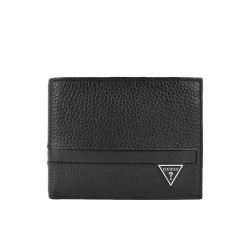 GUESS MONACO BIFOLD LEATHER WALLET SMMOGRLEA20-BLA