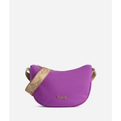 ALVIERO MARTINI HALFMOON BREEZE NYLON SMALL SHOULDER BAG PUPPLE BOU 26EL4GZ6797620261
